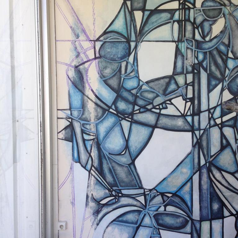 Etape 2 - Restauration fresque - Décoration entreprise